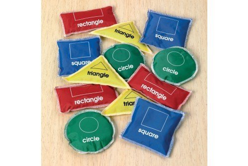 Edx Shapes Beanbags Pack Of 12 - ABC School Supplies