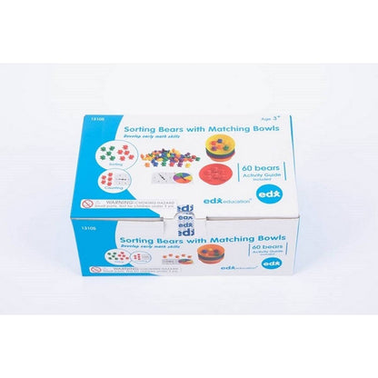 Edx Sorting Bears With Matching Bowls – Pack Of 67 - ABC School Supplies