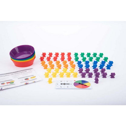 Edx Sorting Bears With Matching Bowls – Pack Of 67 - ABC School Supplies