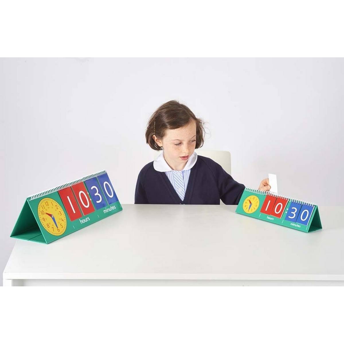 Edx Tell The Time Flip Charts Teachers Edition - ABC School Supplies