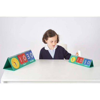 Edx Tell The Time Flip Charts Teachers Edition - ABC School Supplies
