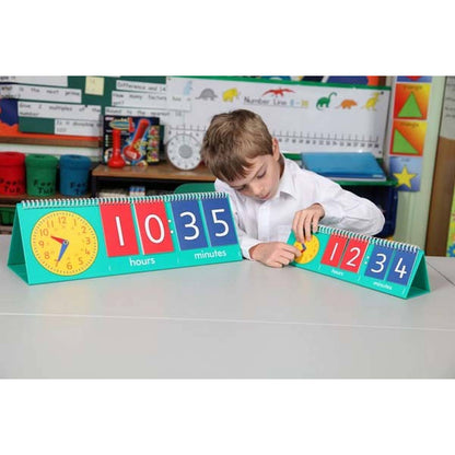 Edx Tell The Time Flip Charts Teachers Edition - ABC School Supplies