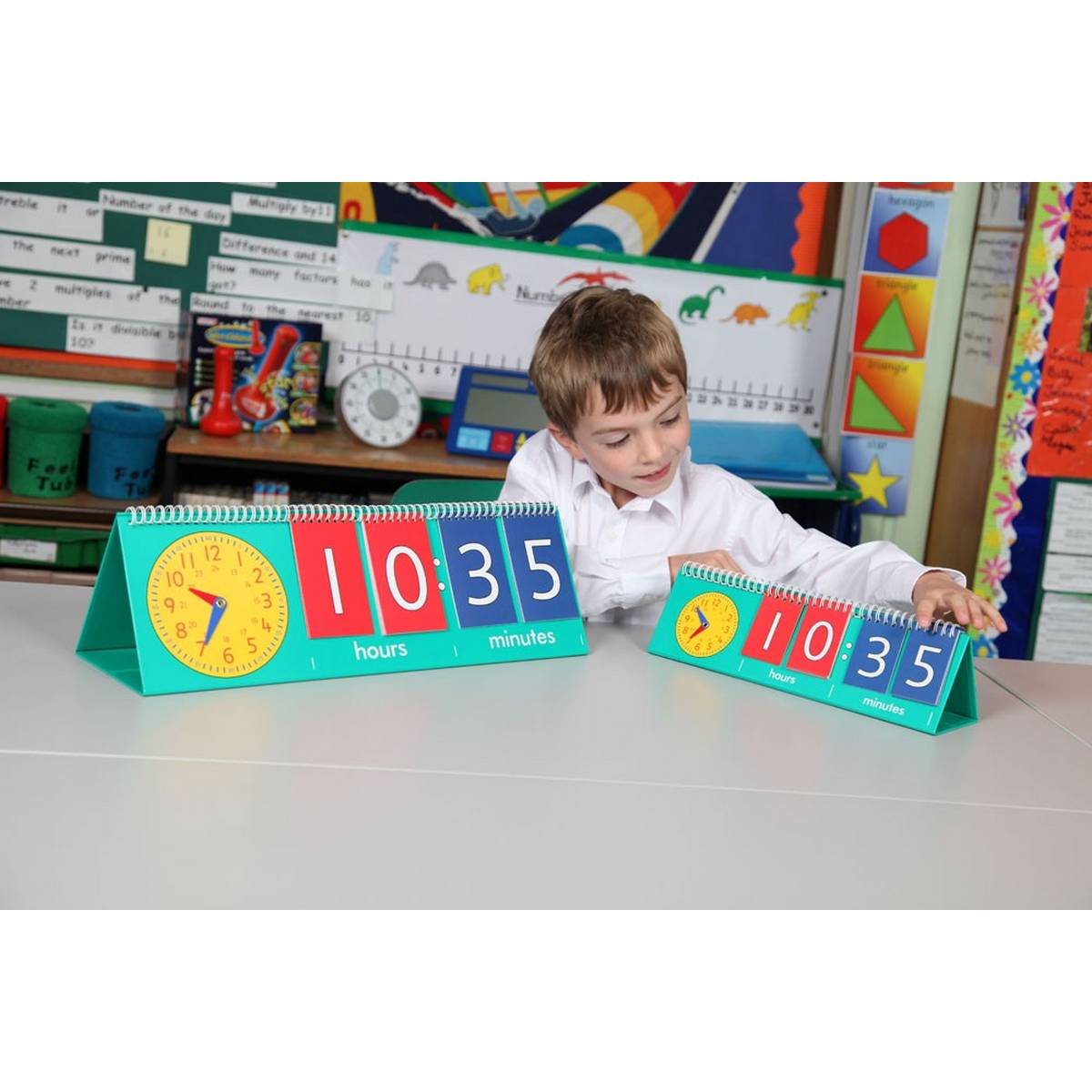 Edx Tell The Time Flip Charts Teachers Edition - ABC School Supplies