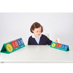 Edx Tell Time Flip Chart - Student - ABC School Supplies