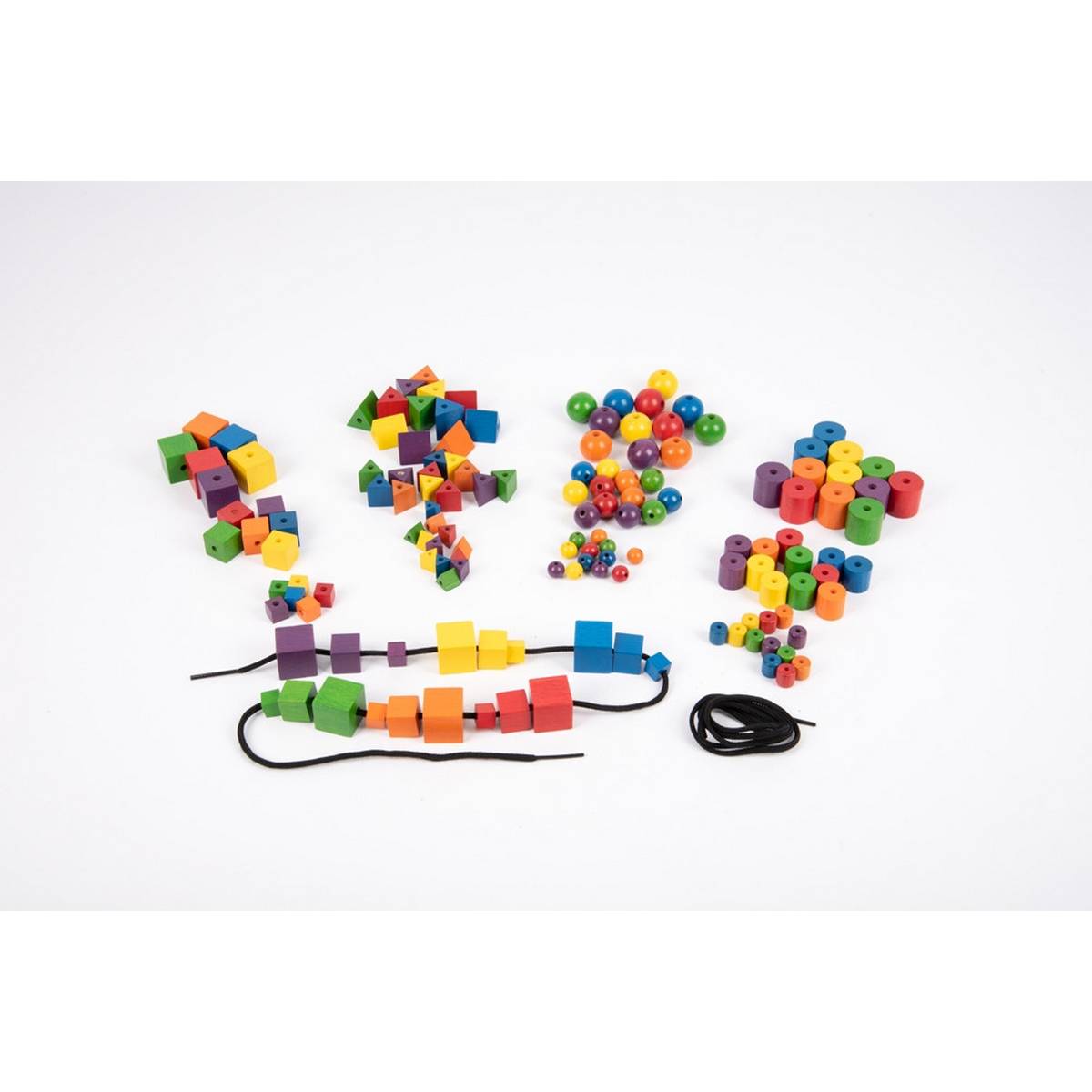 Edx Wooden Attribute Beads - ABC School Supplies