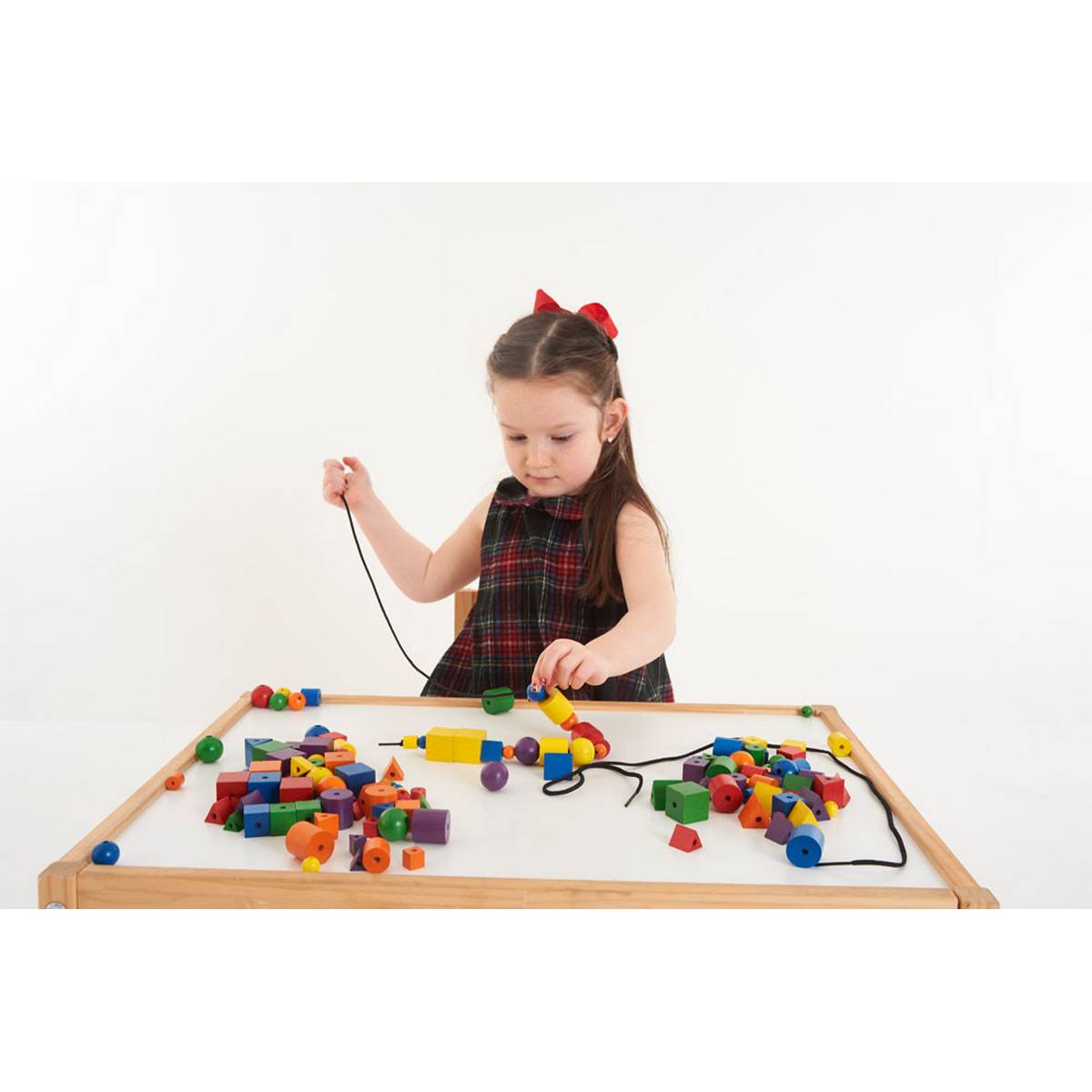 Edx Wooden Attribute Beads - ABC School Supplies