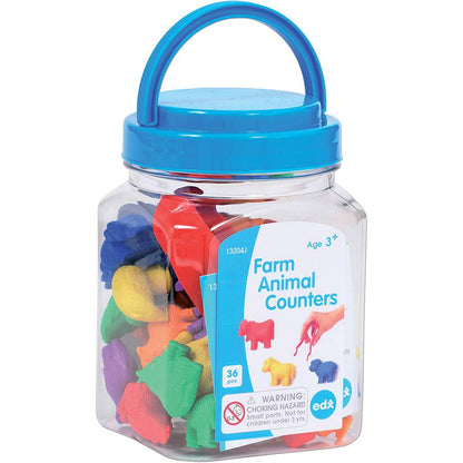 edxeducation 75182 Farm Animal Counters