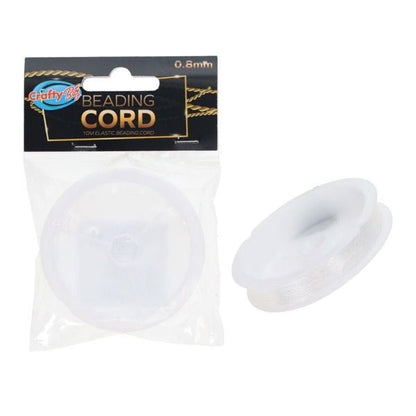 Elastic Beading Cord 10 metres 0.8mm - ABC School Supplies