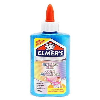 **Elmer's 147Ml Metallic Slime Glue - Blue - ABC School Supplies