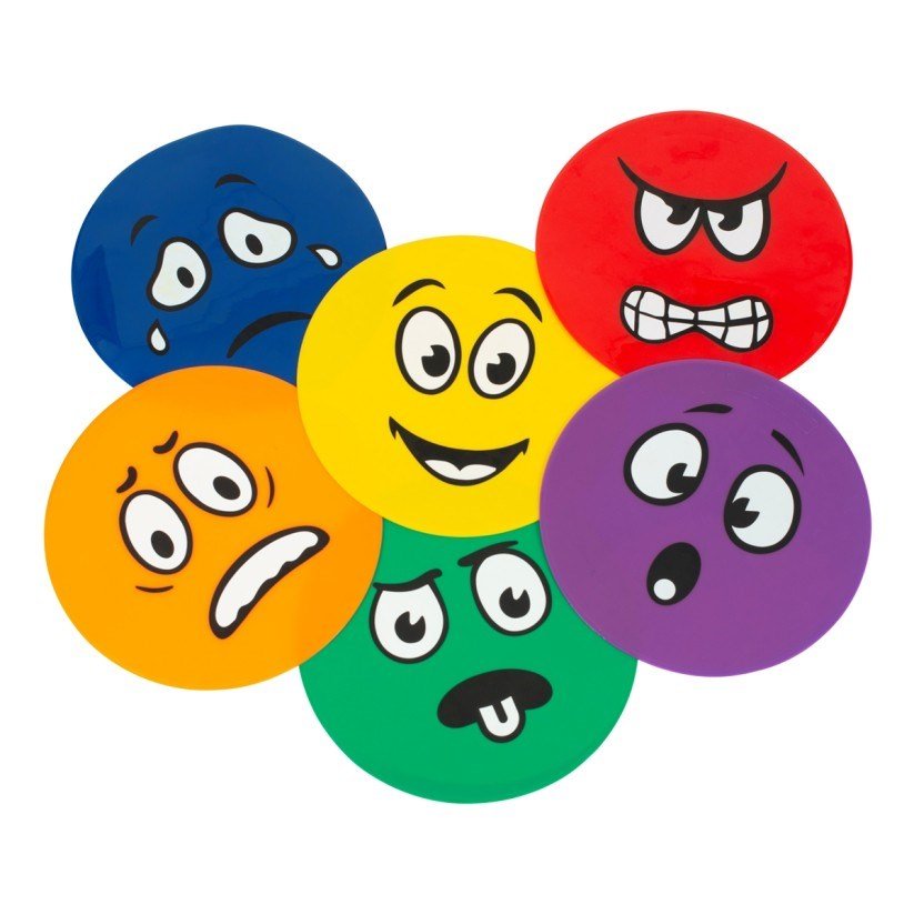 Emotions Floor Markers Set of 6 - ABC School Supplies