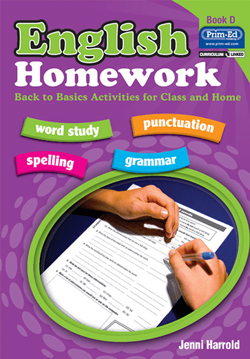 English Homework Book D - ABC School Supplies
