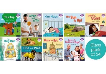 Essential Letters And Sounds: Essential Phonic Readers: Oxford Reading Levels 1 - 2: Class Pack Of 54 - ABC School Supplies