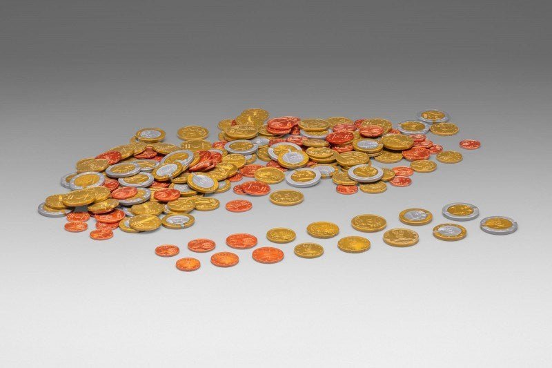 Euro Coins Large Set Of 160Pcs - ABC School Supplies