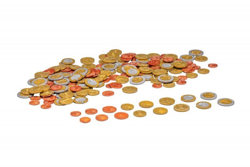 Euro Coins Large Set Of 160Pcs - ABC School Supplies