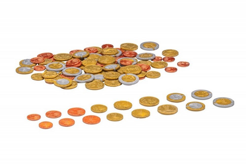 Euro Coins Midsize Set (80 Pcs) - ABC School Supplies