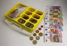 Euro Money Set & Cash Box (130 Notes & 160 Coins) - ABC School Supplies
