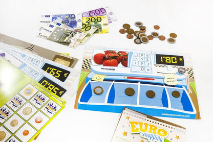Euro Money Shopping Game - ABC School Supplies