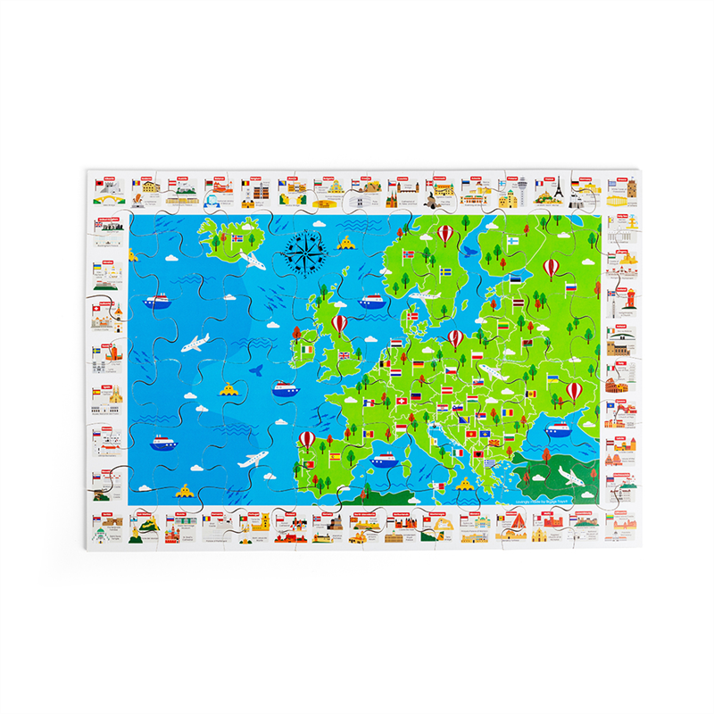 European Map Floor Puzzle 48Pc - ABC School Supplies