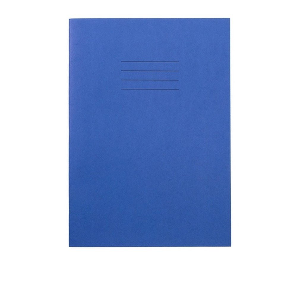 Everyday 9" X 7" Exercise Book 80 Page, 5Mm Squared, Blue - Pack Of 100 - ABC School Supplies