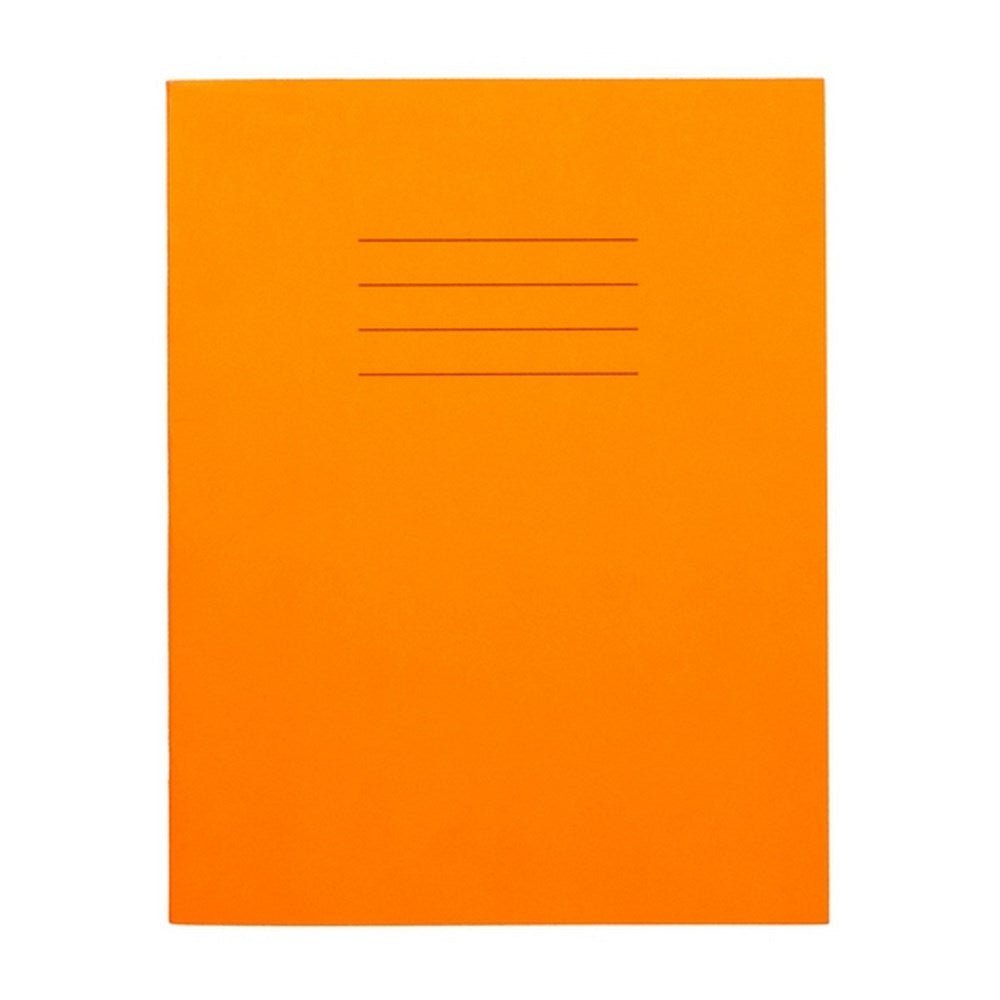 Everyday 9" X 7" Exercise Book 80 Page, 7Mm Squared, Orange - Pack Of 100 - ABC School Supplies