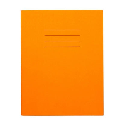Everyday 9" X 7" Exercise Book 80 Page, 7Mm Squared, Orange - Pack Of 100 - ABC School Supplies