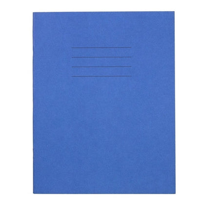 Everyday 9" X 7" Exercise Book 80 Page, 8Mm Ruled With Margin, Blue - Pack Of 100 - ABC School Supplies