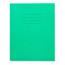 Everyday 9" X 7" Exercise Book 80 Page, 8Mm Ruled With Margin, Green - Pack Of 100 - ABC School Supplies