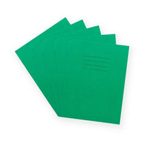 Everyday 9" X 7" Exercise Book 80 Page, 8Mm Ruled With Margin, Green - Pack Of 100 - ABC School Supplies