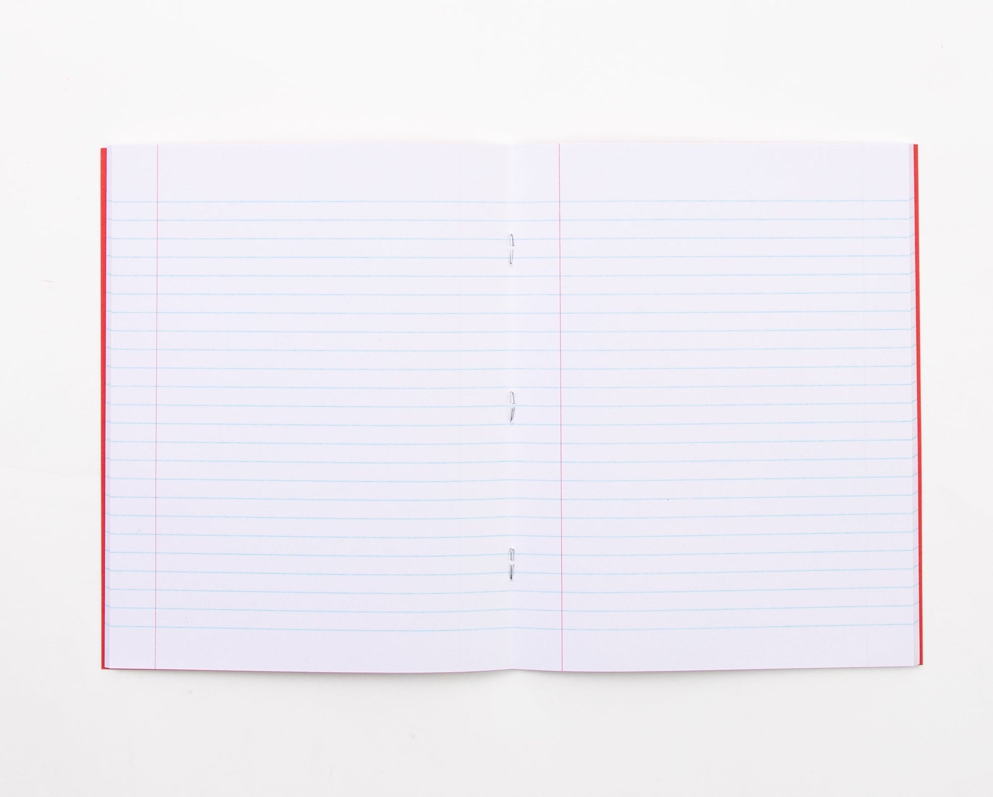 Everyday 9" X 7" Exercise Book 80 Page, 8Mm Ruled With Margin, Red - Pack Of 100 - ABC School Supplies