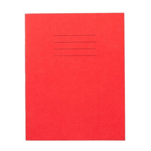 Everyday 9" X 7" Exercise Book 80 Page, 8Mm Ruled With Margin, Red - Pack Of 100 - ABC School Supplies