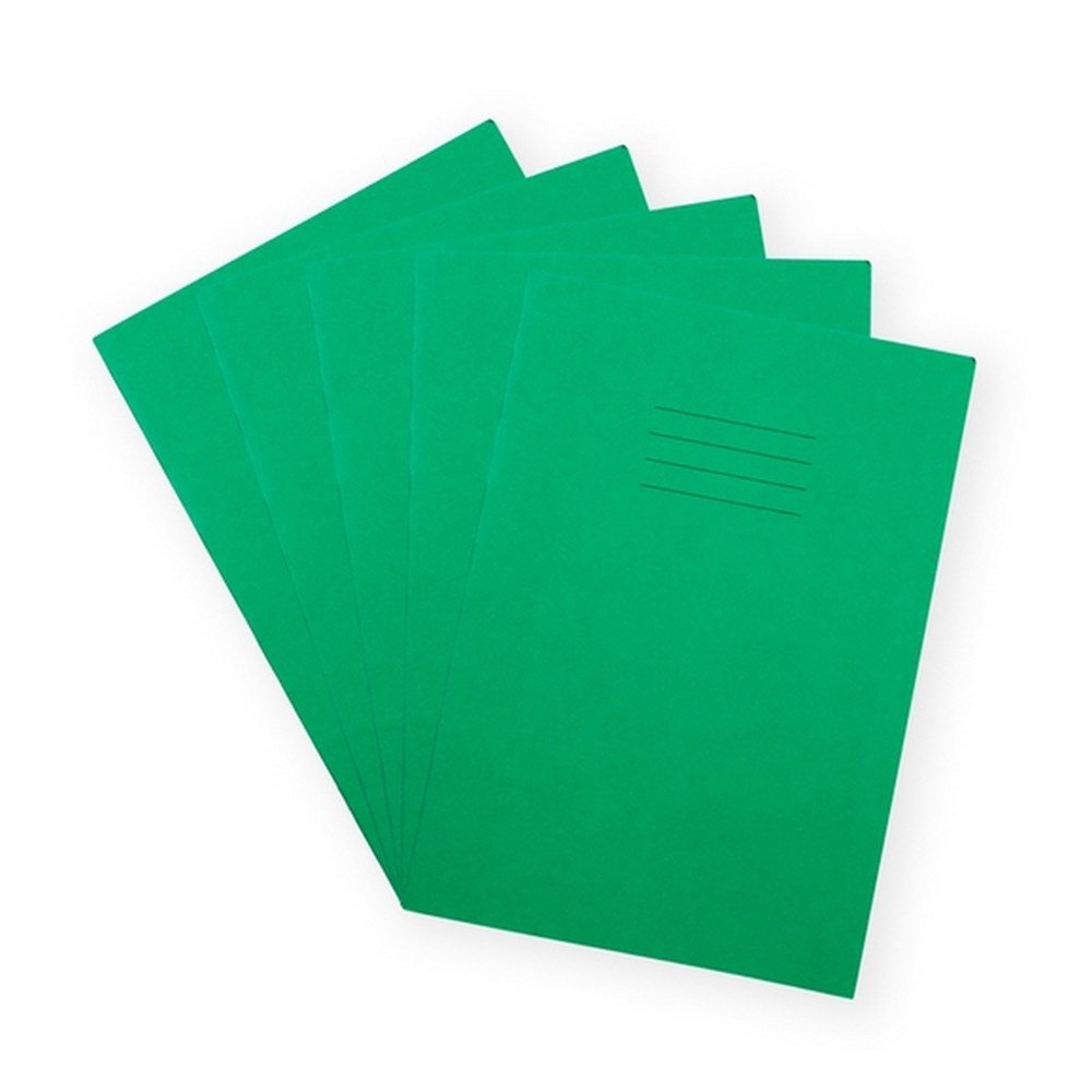 Everyday A4 Exercise Book 10Mm Square - Green Pack Of 50 - ABC School Supplies