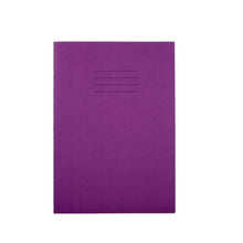 Everyday A4 Exercise Book 64 Page, 8Mm Ruled With Margin, Purple - Pack Of 50 - ABC School Supplies