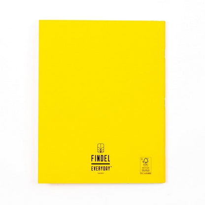 Everyday A4 Exercise Book 64 Page, 8Mm Ruled With Margin, Yellow - Pack Of 50 - ABC School Supplies
