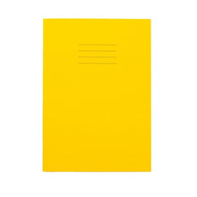 Everyday A4 Exercise Book 64 Page, 8Mm Ruled With Margin, Yellow - Pack Of 50 - ABC School Supplies