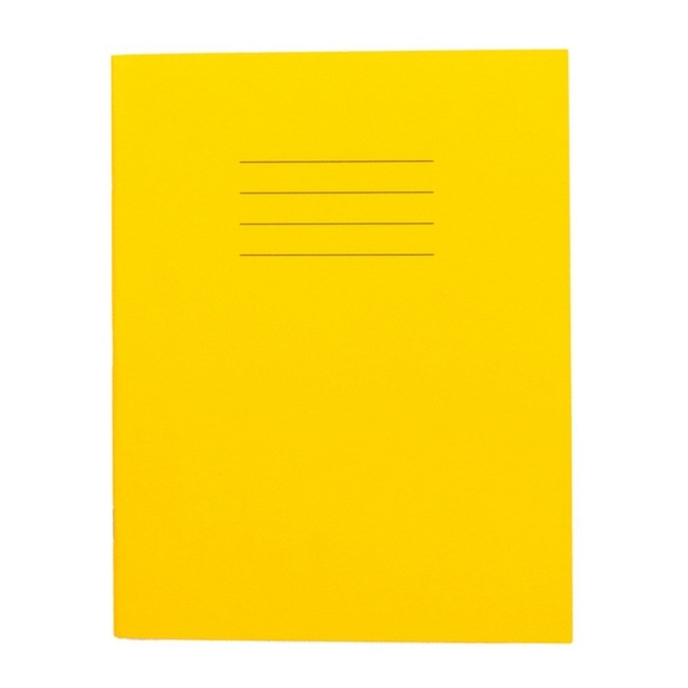 Everyday A4 Exercise Book 64 Page, 8Mm Ruled With Margin, Yellow - Pack Of 50 - ABC School Supplies