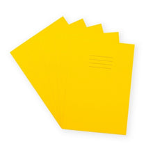 Everyday A4 Exercise Book 80 Page, 8Mm Ruled With Margin, Yellow - Pack Of 50 - ABC School Supplies