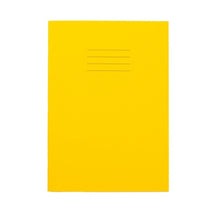 Everyday A4 Exercise Book 80 Page, 8Mm Ruled With Margin, Yellow - Pack Of 50 - ABC School Supplies