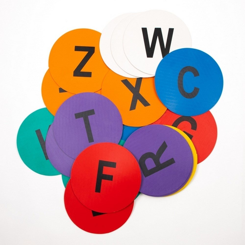 Everyday Alphabet Floor Markers - ABC School Supplies