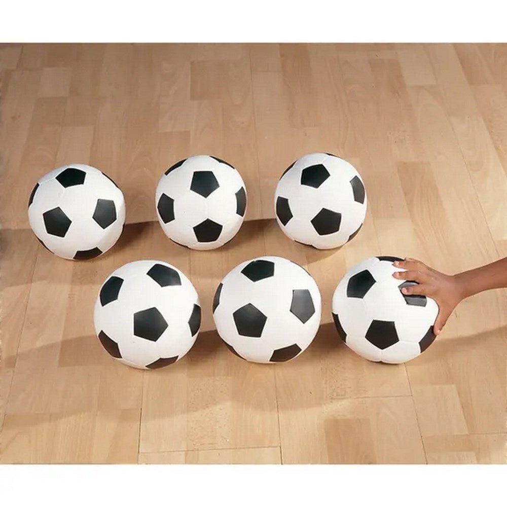Everyday Football Pack - Black/White - 167mm - Pack of 6 - ABC School Supplies