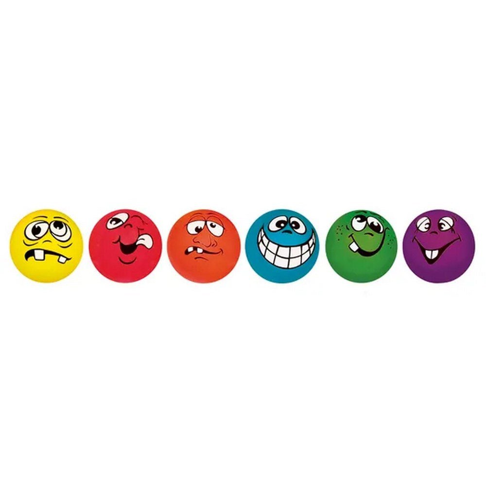 Everyday Funny Face Balls - Assorted - Pack of 6 - ABC School Supplies