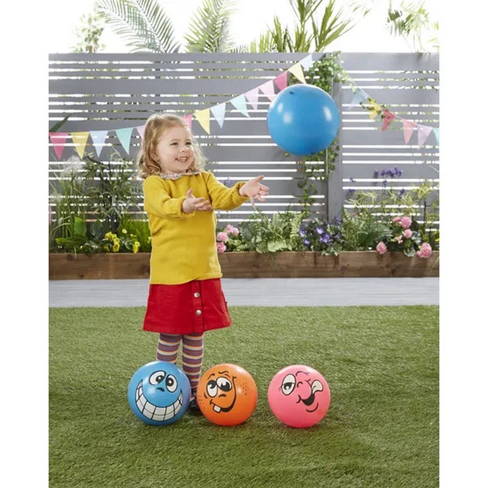 Everyday Funny Face Balls - Assorted - Pack of 6 - ABC School Supplies