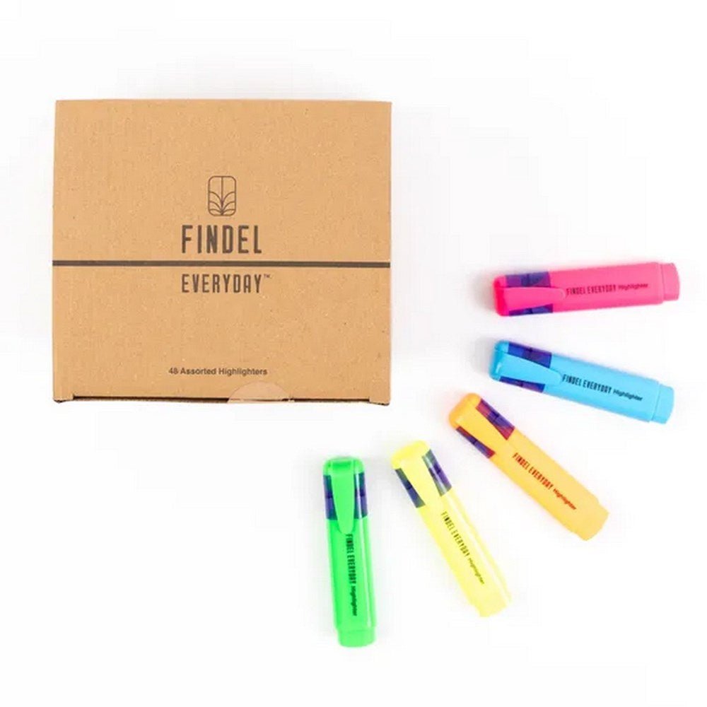 Everyday Highlighter Assorted - Pack of 48 - ABC School Supplies