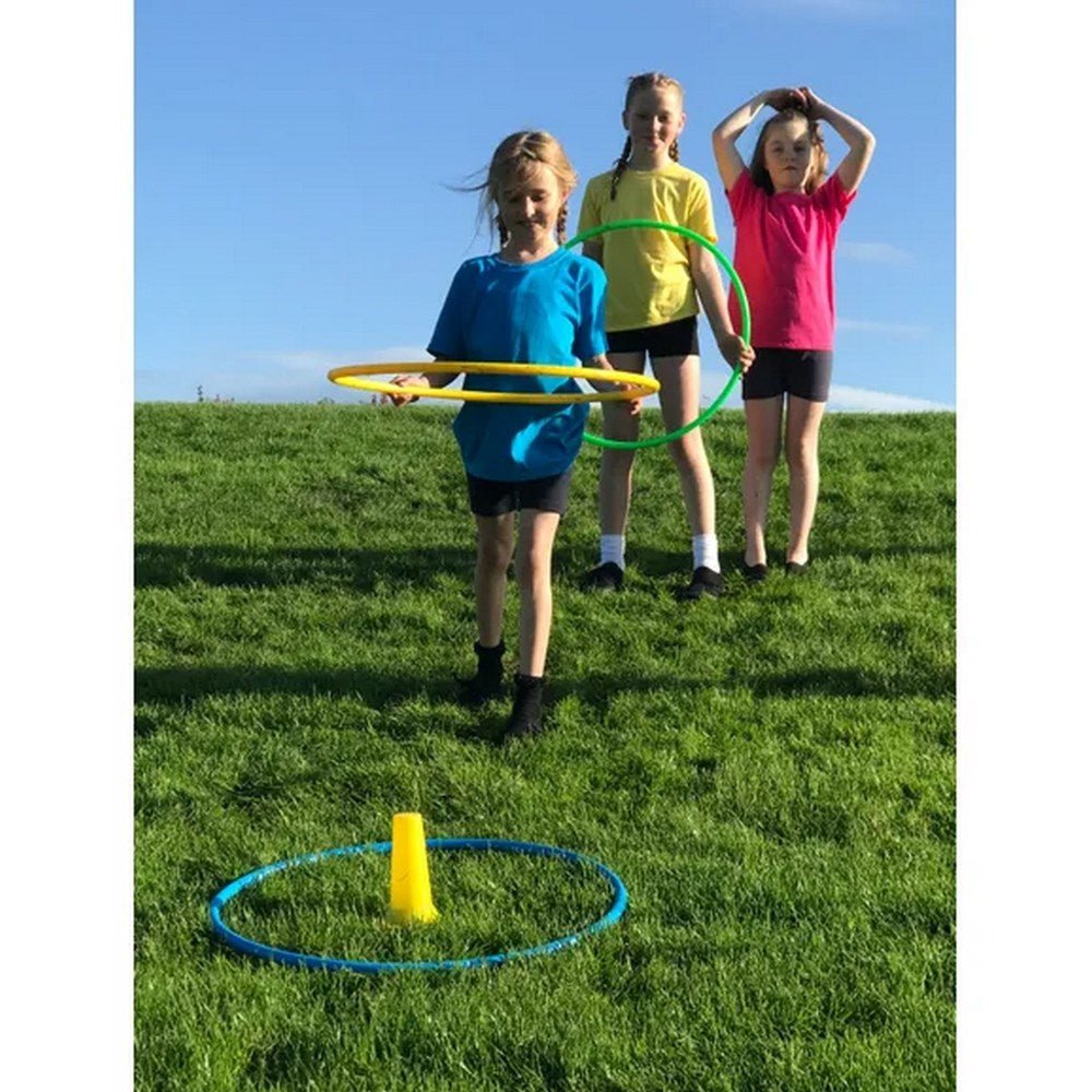Everyday Hula Hoop Set - Assorted - 460mm - Pack of 12 - ABC School Supplies