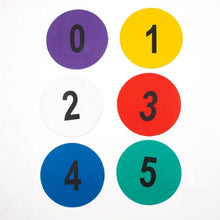 Everyday Number Spot Floor Markers - 0 - 5 - ABC School Supplies