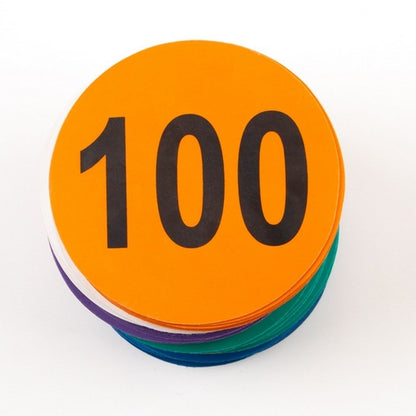 Everyday Number Spot Floor Markers - 1 - 100 - ABC School Supplies