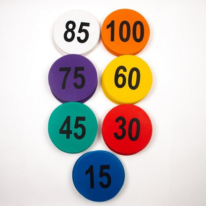 Everyday Number Spot Floor Markers - 1 - 100 - ABC School Supplies