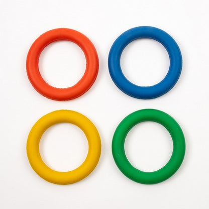Everyday Rubber Quoits - Assorted - Pack Of 20 - ABC School Supplies