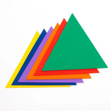Everyday Triangle Floor Markers - Assorted - Pack of 6 - ABC School Supplies