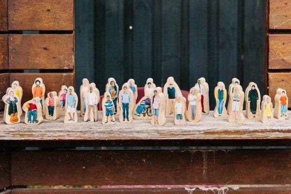 Everyone’s Family Wooden Figures - ABC School Supplies