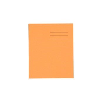 Exercise Book 80 Page, 8Mm Ruled With Margin, Orange - Pack Of 100 - ABC School Supplies